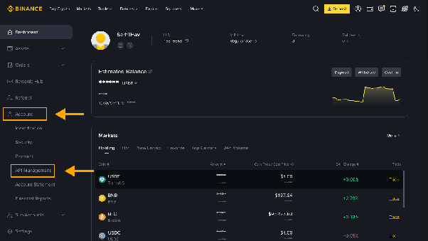 2. How to connect your Binance account to GT App and to launch trading.
