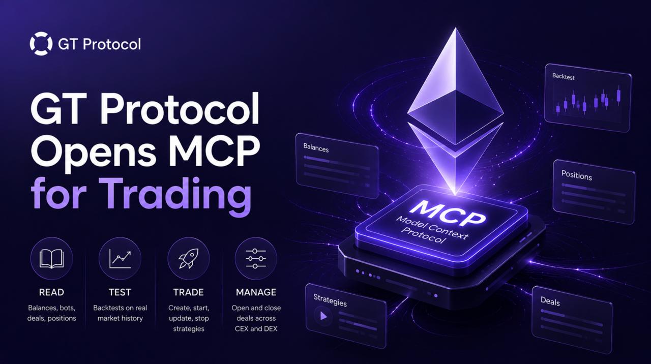 Vitalik Showed AI Acting Onchain. GT Protocol Opens MCP for Trading.
